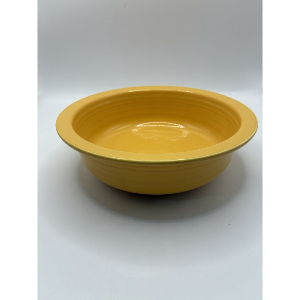 Fiesta Vintage Yellow 8 1/2" Nappy~Serving Bowl~Fiestaware